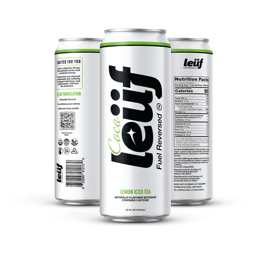 Coca Energy Drink 12oz - Lemon Iced Tea