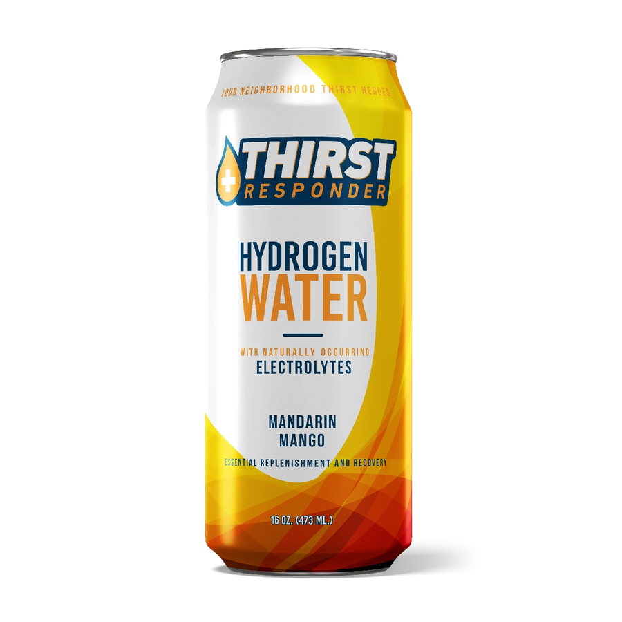 Thirst Responder 16oz Hydrogen Water with 4 Colloids and Electrolytes - 6 Flavors (Case of 24)