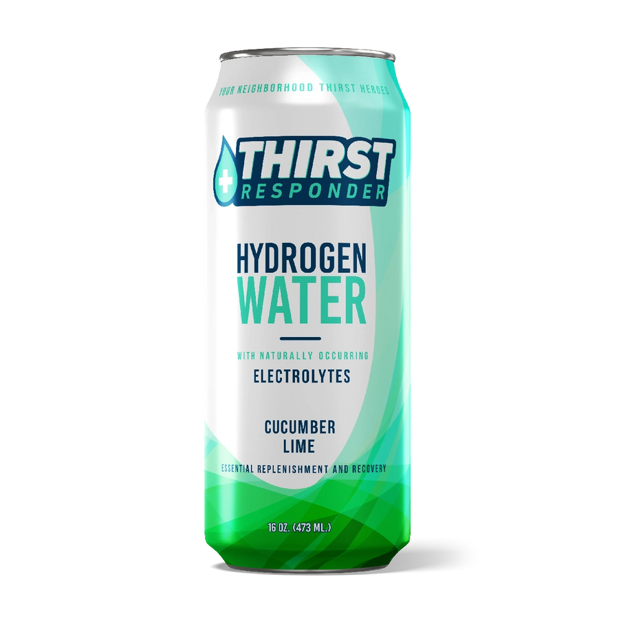 Thirst Responder 16oz Hydrogen Water with 4 Colloids and Electrolytes - 6 Flavors (Case of 24)