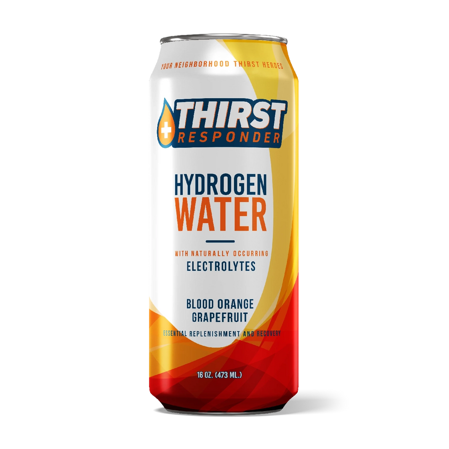 Thirst Responder 16oz Hydrogen Water with 4 Colloids and Electrolytes - 6 Flavors (Case of 24)